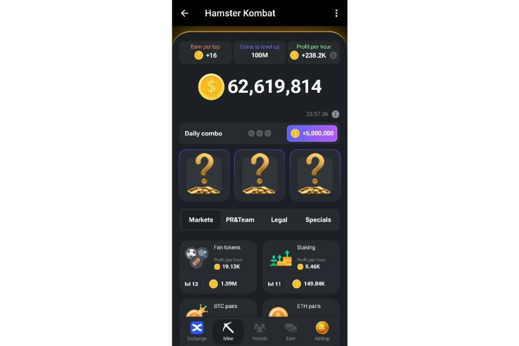 کارت روزانه همستر کمبات