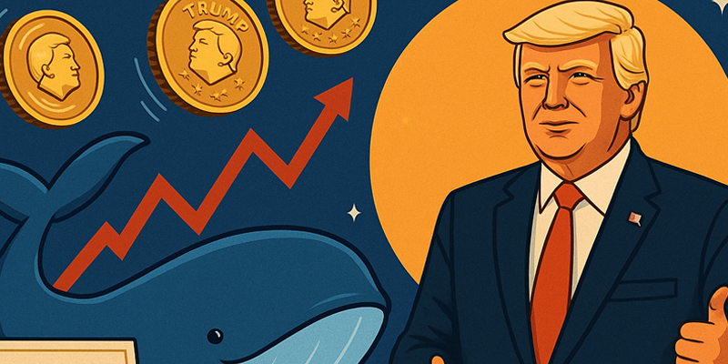 نهنگ کریپتو ۵ میلیون دلار در TRUMP سرمایه گذاری کرد