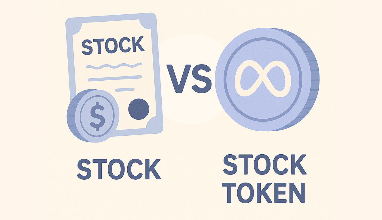 مقایسه سهام واقعی با توکن سهام