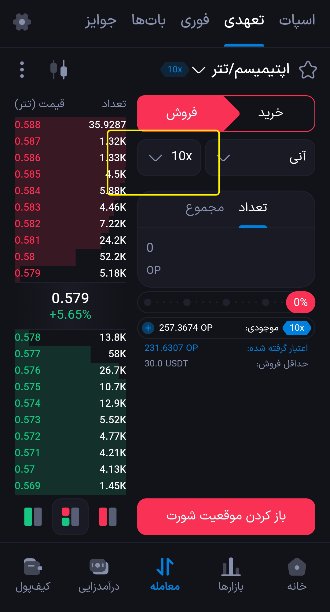 تعیین لوریج