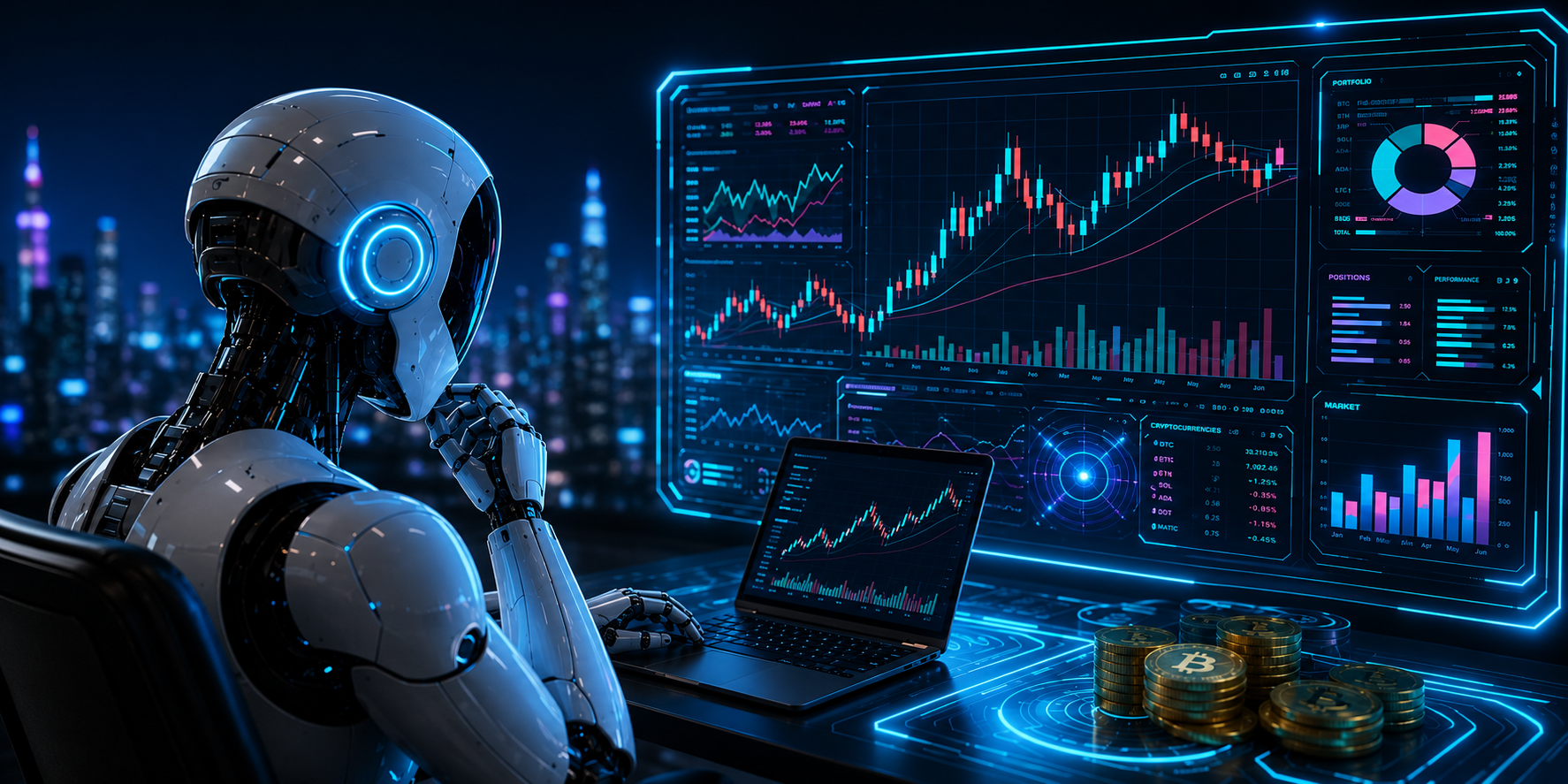چگونه با هوش مصنوعی ترید کنیم؟ آموزش کامل معامله ارز دیجیتال با AI